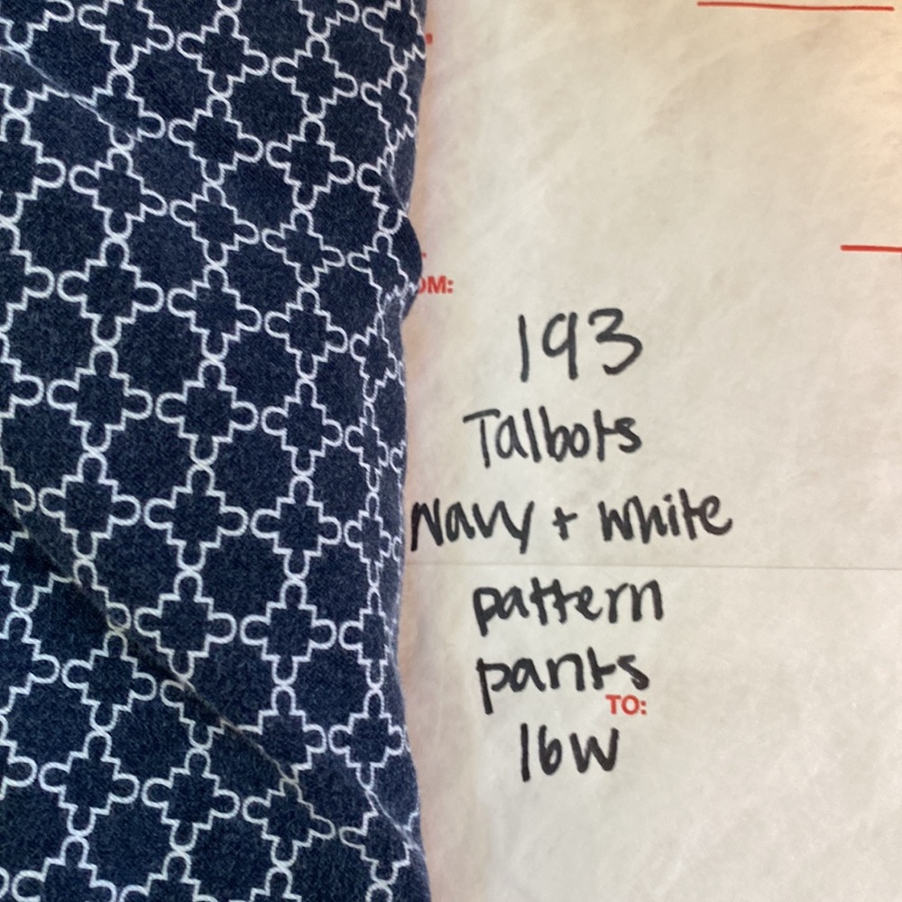 Talbots Chain Or Lattice Pattern Cropped Ankle Pa… - image 6